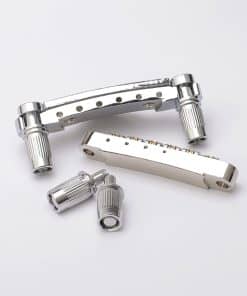 Puente de guitarra Tune-O-Matic de cabeza de tigre plateado