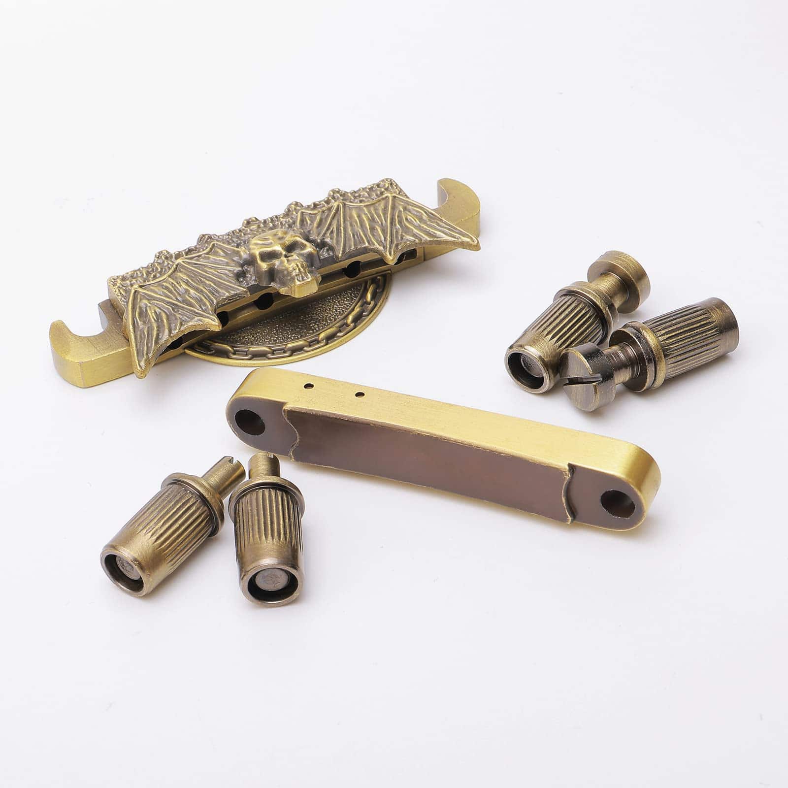 Puente de guitarra Unxuey Bronze Tune-O-Matic Puente - Imagen 8