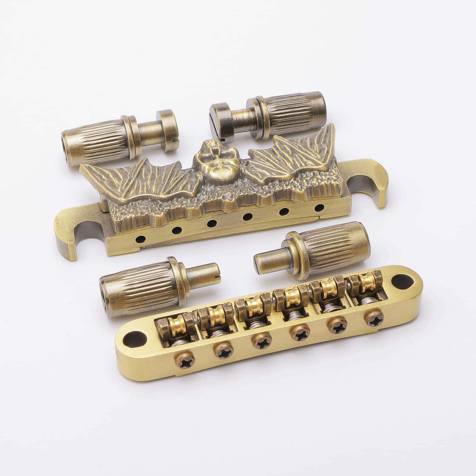 Puente de guitarra Unxuey Bronze Tune-O-Matic Puente - Imagen 4