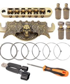 Puente de guitarra Unxuey Bronze Tune-O-Matic Puente