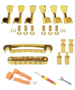 Juego de Combinación Gold 6 Cuerdas Puente de Selleta de