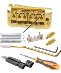 Unxuey 52mm Puente de Tremolo de Guitarra Stratocaster de 6