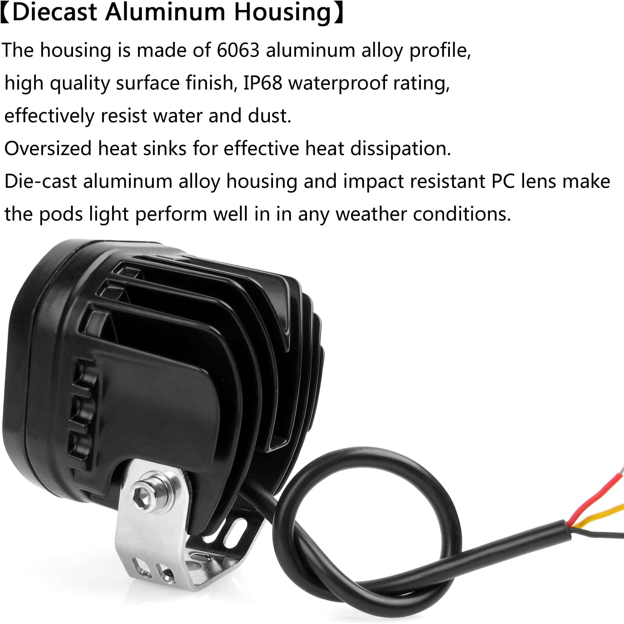 Luces LED SUFEMOTEC de Doble Color Amarillo Blanco Luces de - Imagen 6