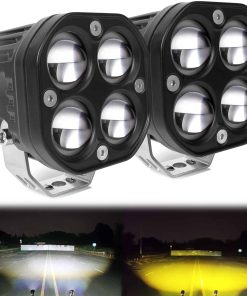 Luces LED SUFEMOTEC de Doble Color Amarillo Blanco Luces de