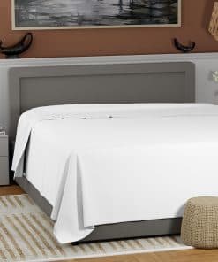 Sábana Plana tamaño King, Sábana 100% Algodón, Sábana