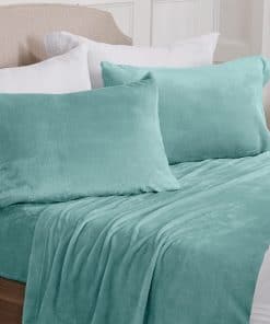 Juego de sábanas de lana polar NY Loft Ultra Soft con