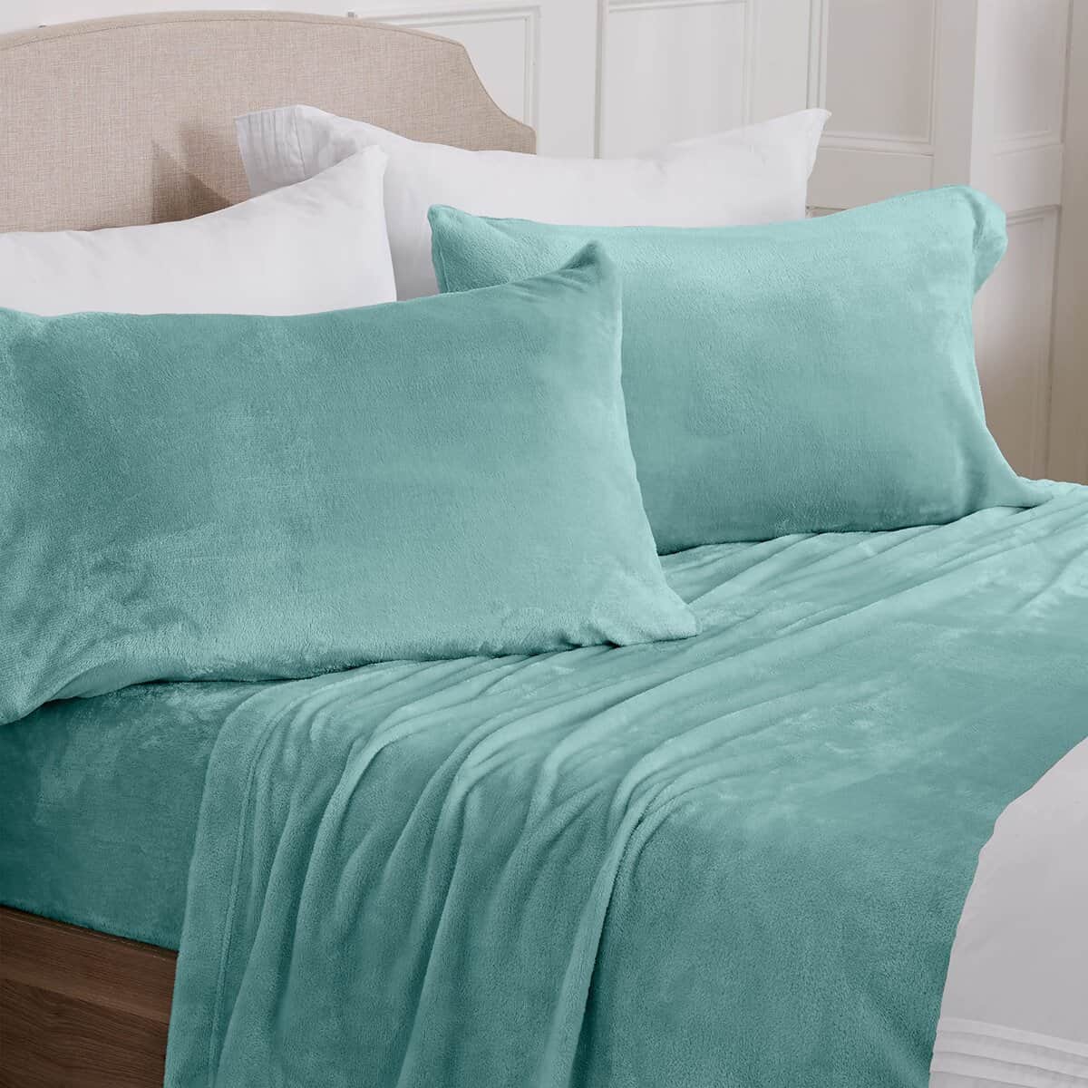 Juego de sábanas de lana polar NY Loft Ultra Soft con