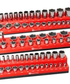 Juego de Organizadores de Sockets Magnéticos Bauen Tools -