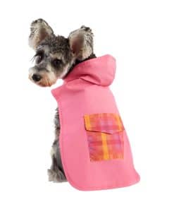 Impermeable gráfico para perros Best Furry Friends, rosa