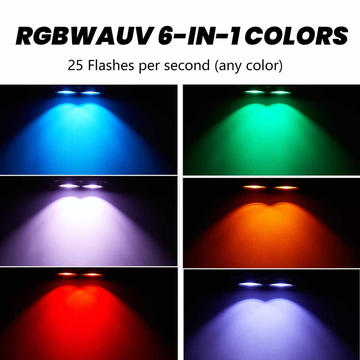 Luces Par COB para Escenario 2-Ojos LED Blinder Fresnel - Imagen 4