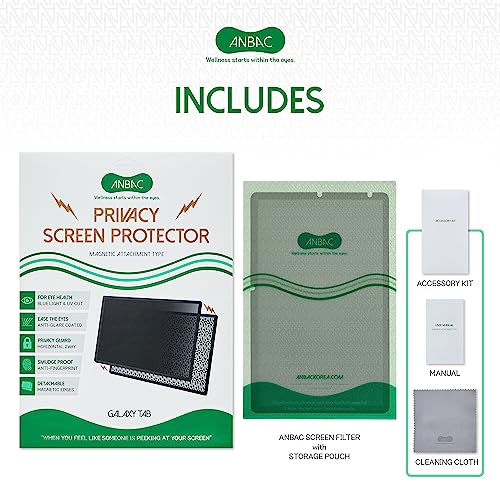 Protector de pantalla de privacidad removible ANBAC para - Imagen 6