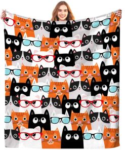Manta de Gato Lindo Estampado de Animales Regalos para
