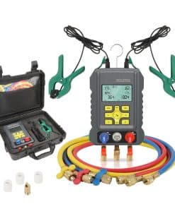 Conjunto de manómetros digitales de detección de