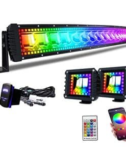 Barra de luz curva LED RGBW Lpteso de 42 pulgadas 240W