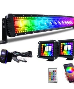 Barra de luz LED curva RGBW Lpteso de 32 pulgadas 180W