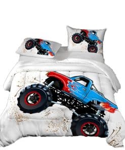 Juego de Funda Nórdica Suncloris 3D Camiones Monstruo