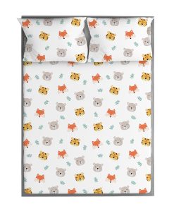 Juego de sábanas orgánicas para niños 100% viscosa de bambú