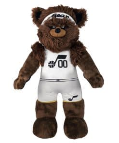 Peluche gigante de la mascota de Utah Jazz Bear de Bleacher