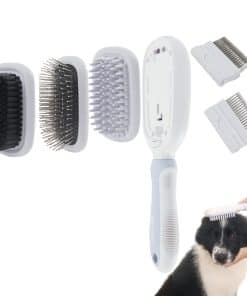Set de Cepillos para Mascotas HOOPET 5 en 1, Cepillos de