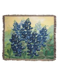 Manta de Tapiz Blue Bonnet de Calidad Heredada, 60" x 50",