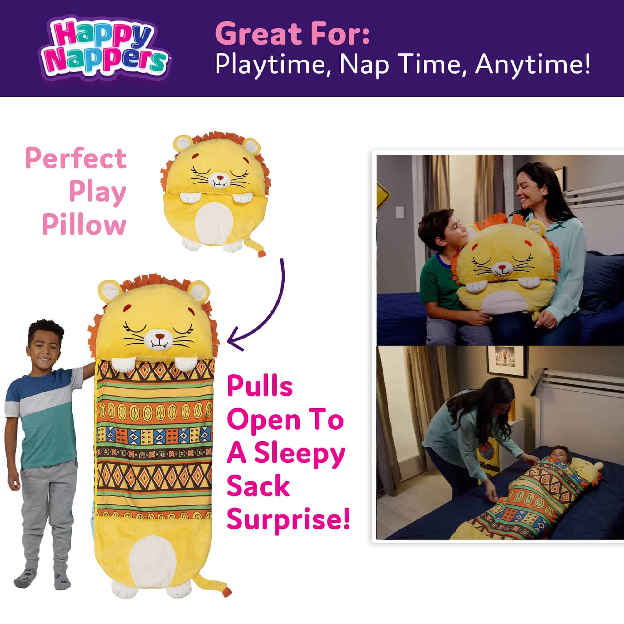Happy Nappers Pillow & Sleepy Sack- Comodo, Acogedor, - Imagen 4
