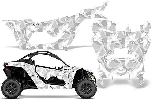 Kit completo de calcomanías adhesivas AMR Racing para UTV