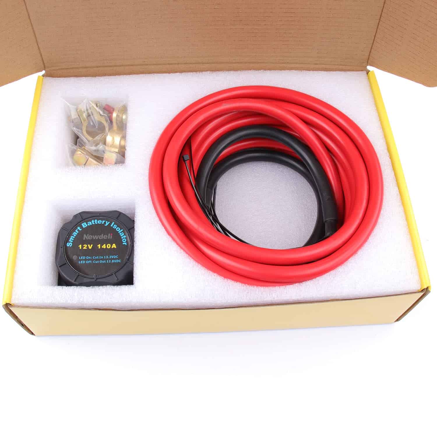 Kit de Aislador de Batería Dual Newdeli, Relé de 12V 140 - Imagen 10