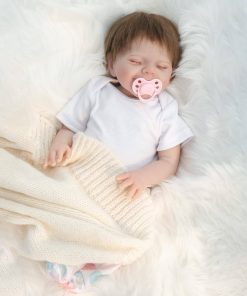 Muñeca Reborn Durmiente niña, Realista con Cuerpo Completo