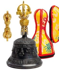 Gran Conjunto de Campana de Meditación Alter y Dorje -