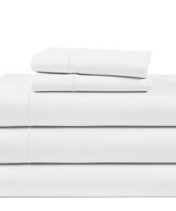 Juego de Sábanas LANE LINEN Split King para Camas -Blanco