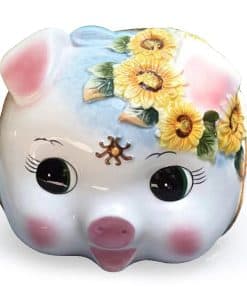 Cerdo Alcancía Grande de Cerámica Para Niña - Alcancía Caja