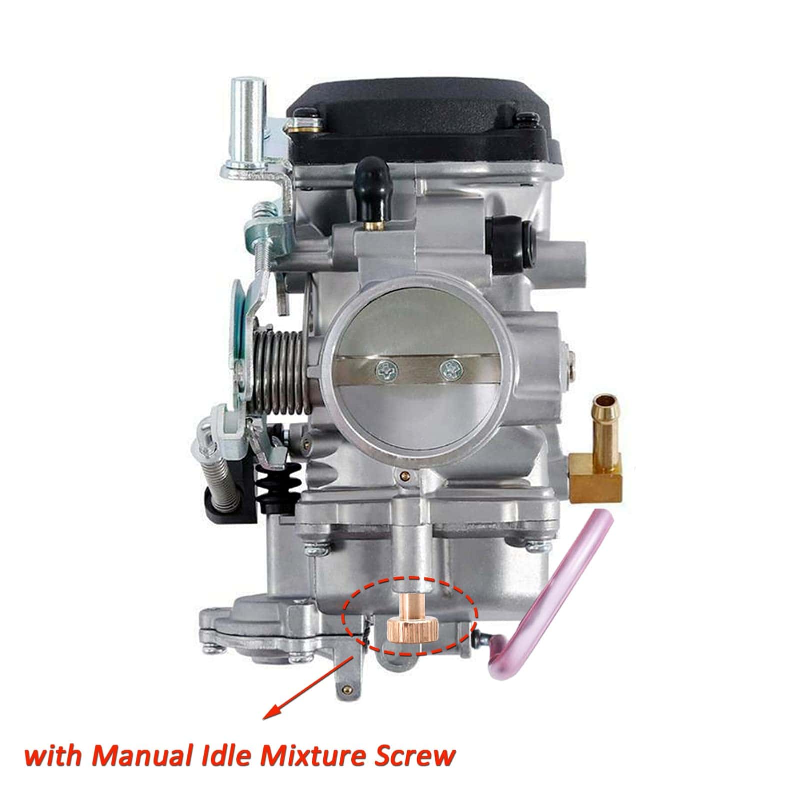 Carburador CV40 & Tornillo de Mezcla de Ralentí para HD - Imagen 3