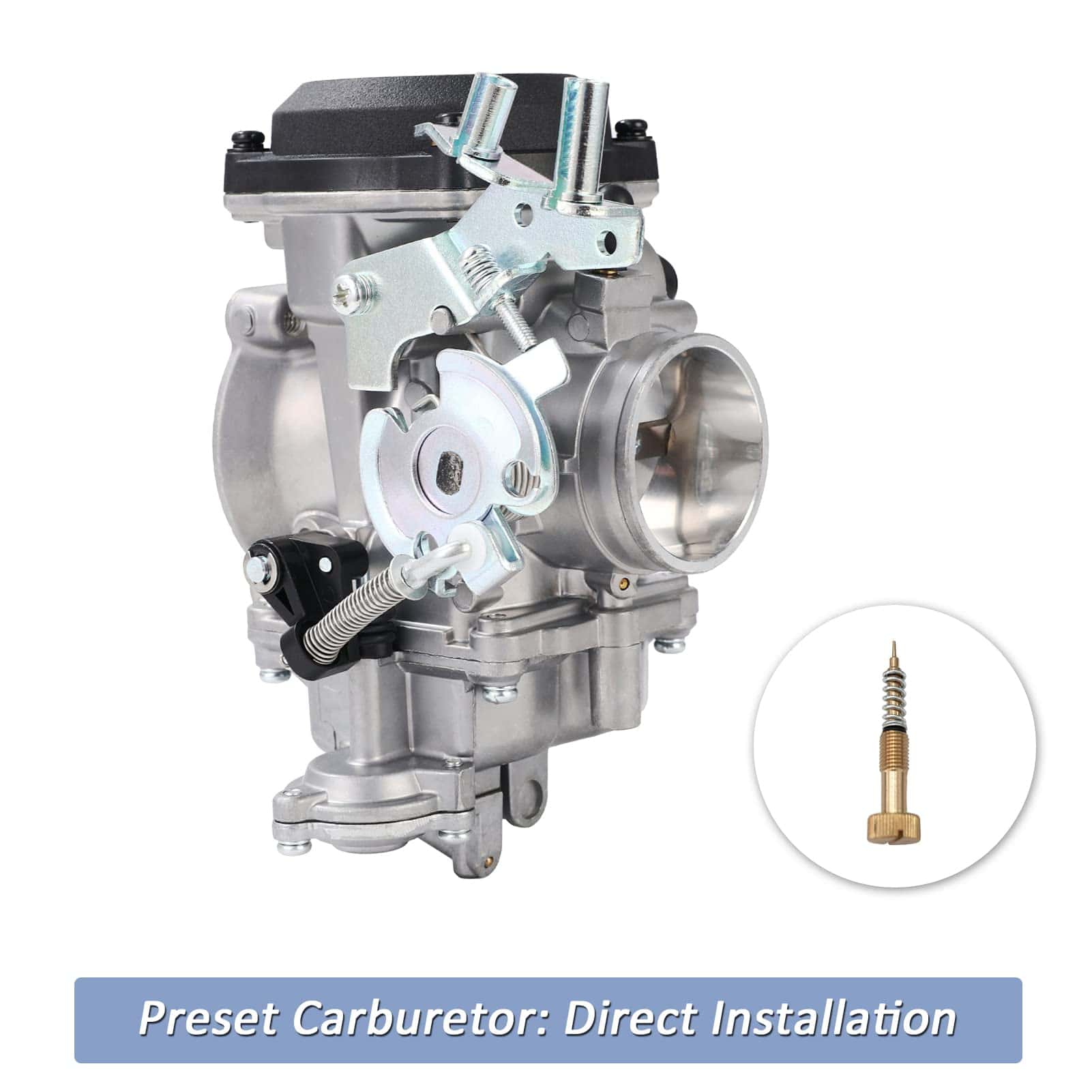 Carburador CV40 & Tornillo de Mezcla de Ralentí para HD - Imagen 6