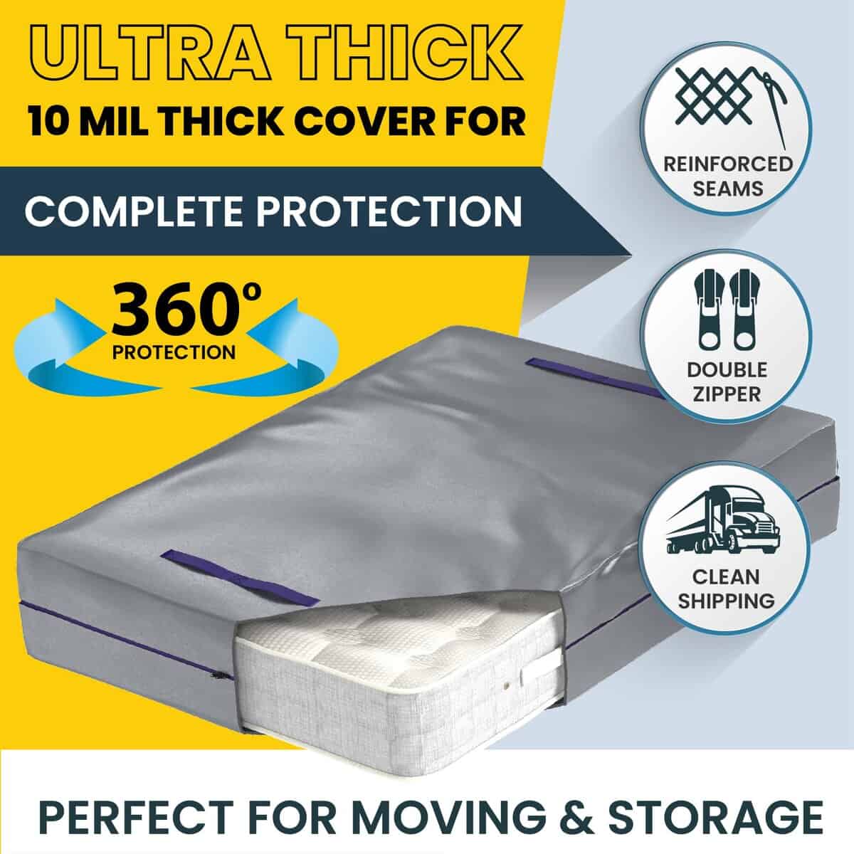 Bolsa de almacenamiento para colchón tamaño completo - - Imagen 4