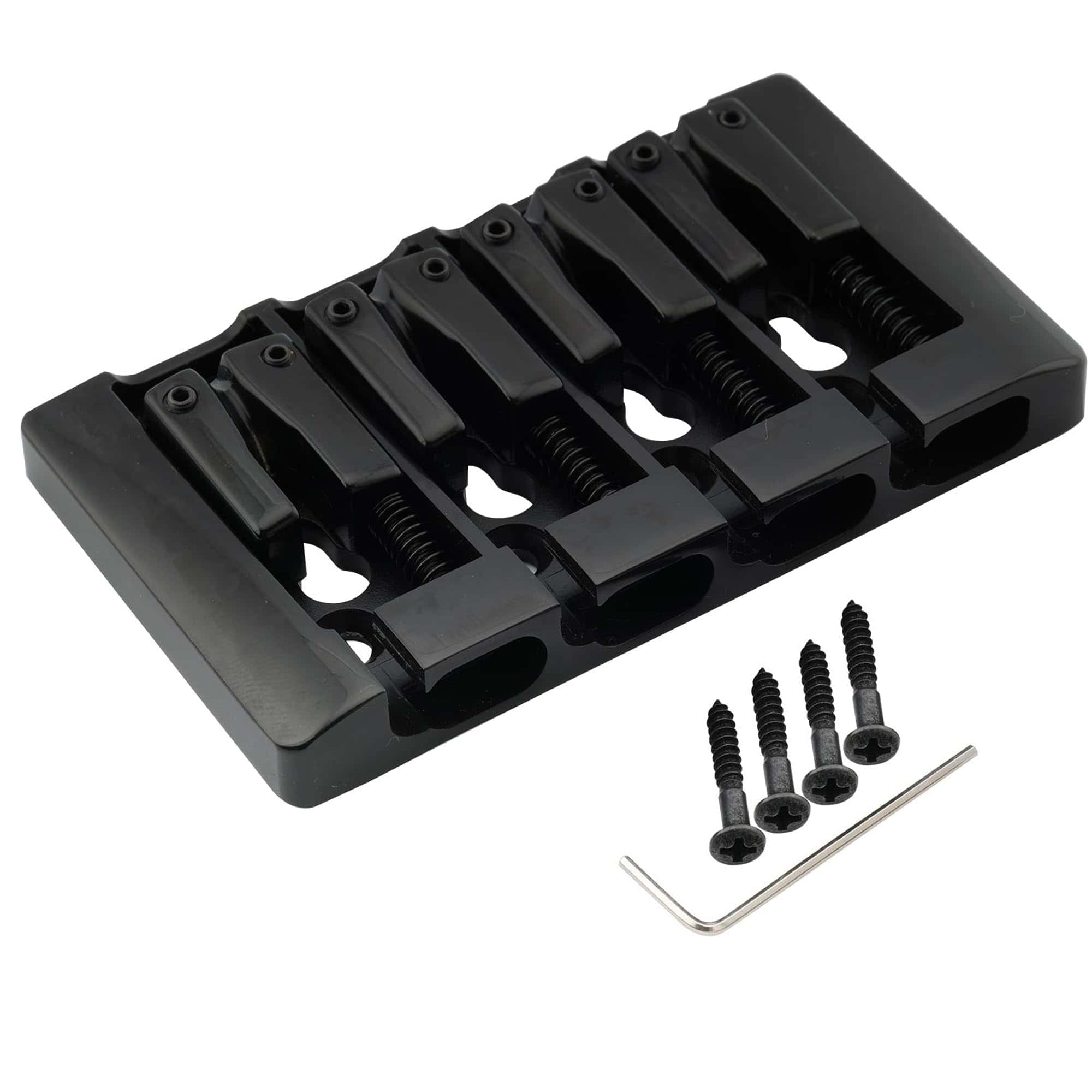 Puente de Bajo de 4 Cuerdas de Zinc Duro Pre-Radiused de