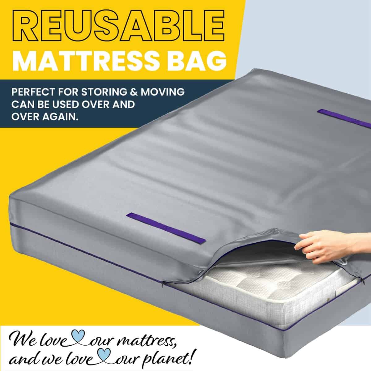 Bolsas de Colchón California King para Mudanza, Bolsa de - Imagen 5