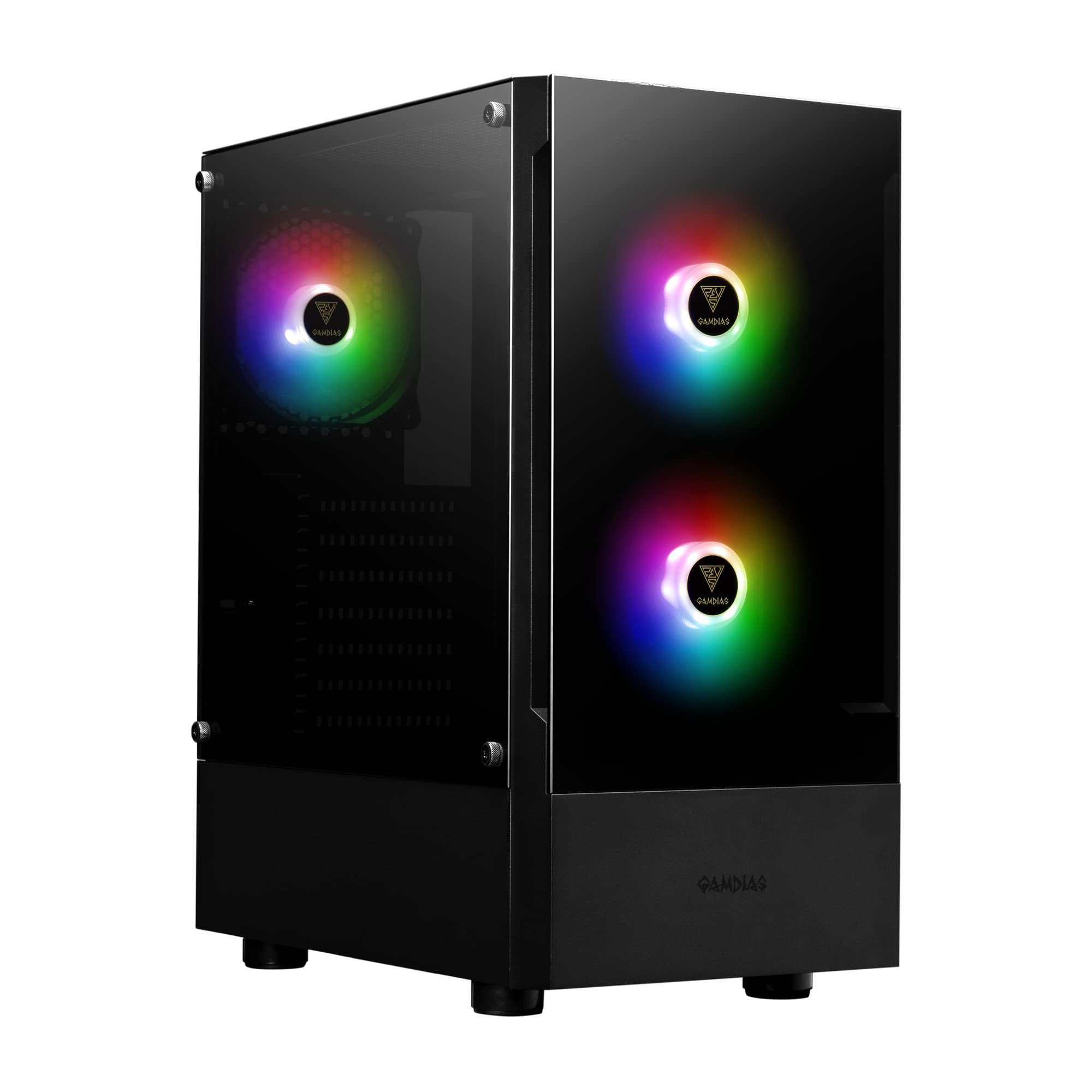 Gamdias Caja de Computadora ATX Mid Tower para Gaming RGB