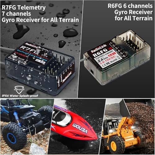 Radiolink RC6GS V3 7 Canales Transmisor de Radio RC con - Imagen 7