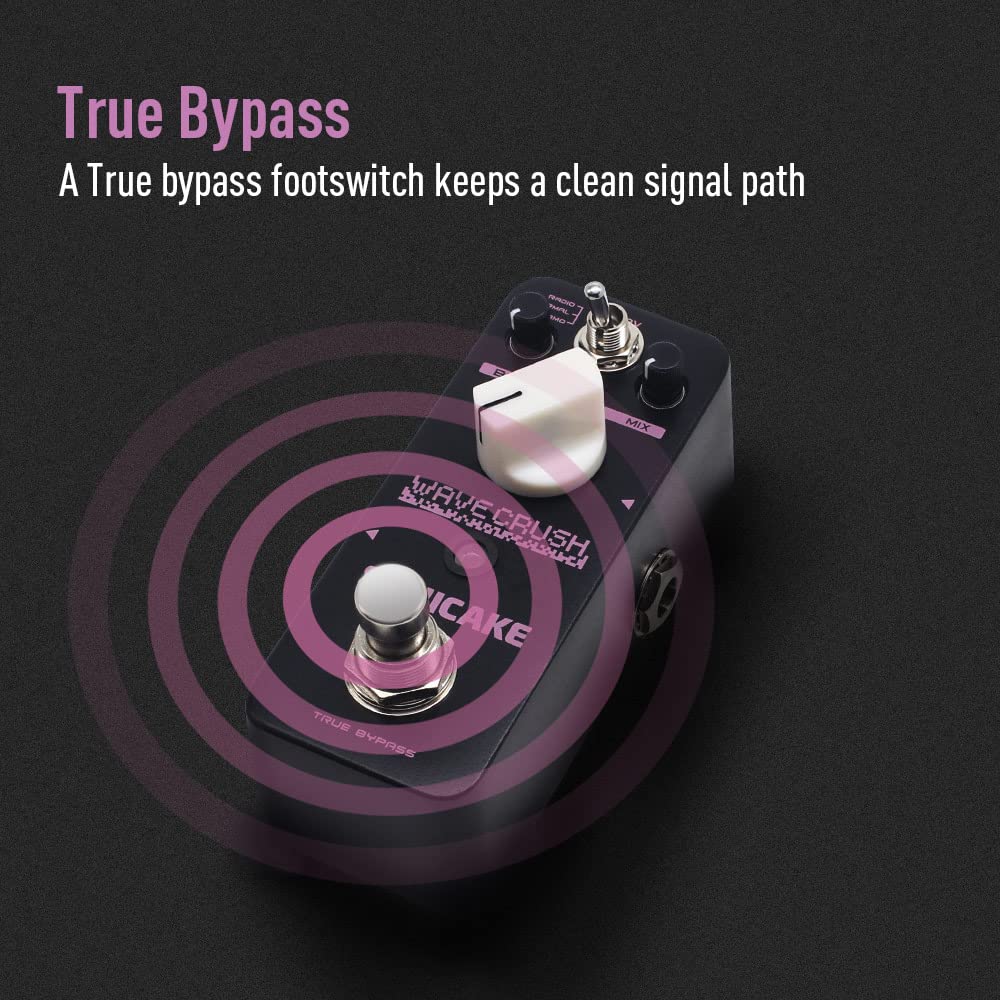 Pedal de Guitarra Bitcrusher SONICAKE Wave Crush Reductor - Imagen 5