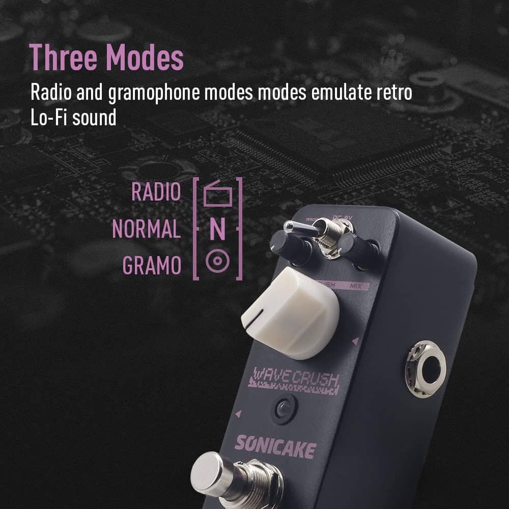 Pedal de Guitarra Bitcrusher SONICAKE Wave Crush Reductor - Imagen 4