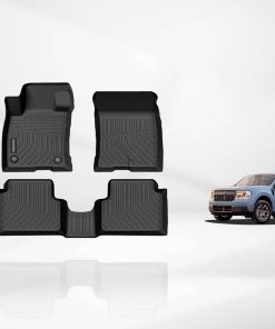 Tapetes para piso personalizados -Negro