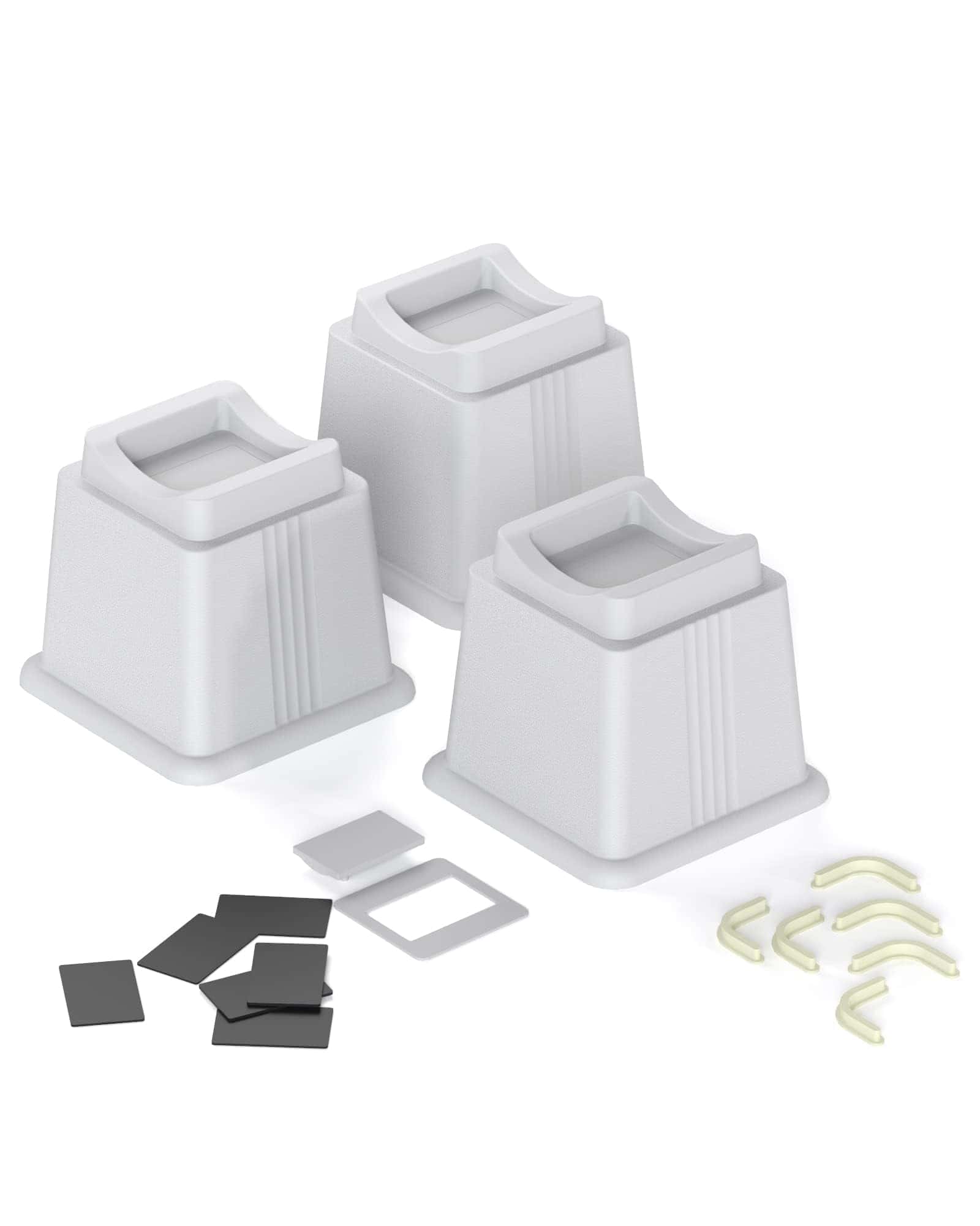 Elevadores de cama ajustables de 8 piezas - Elevación en - Imagen 9