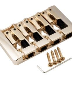 Puente de bajo de 4 cuerdas de zinc duro pre-radiado