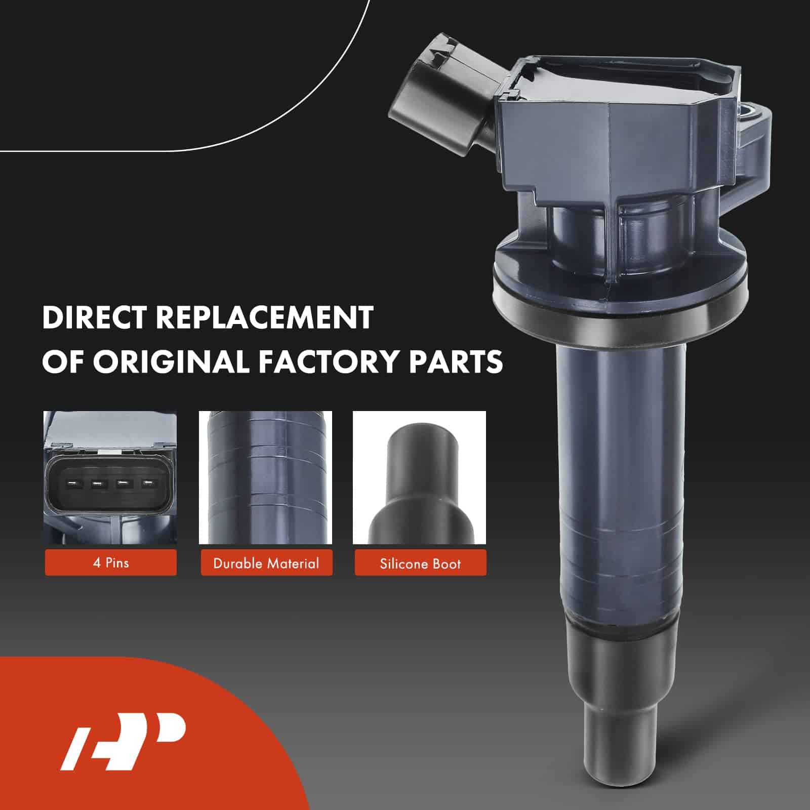 Conjunto de 4 Bobinas de Encendido y Bujías de Iridio - Imagen 5