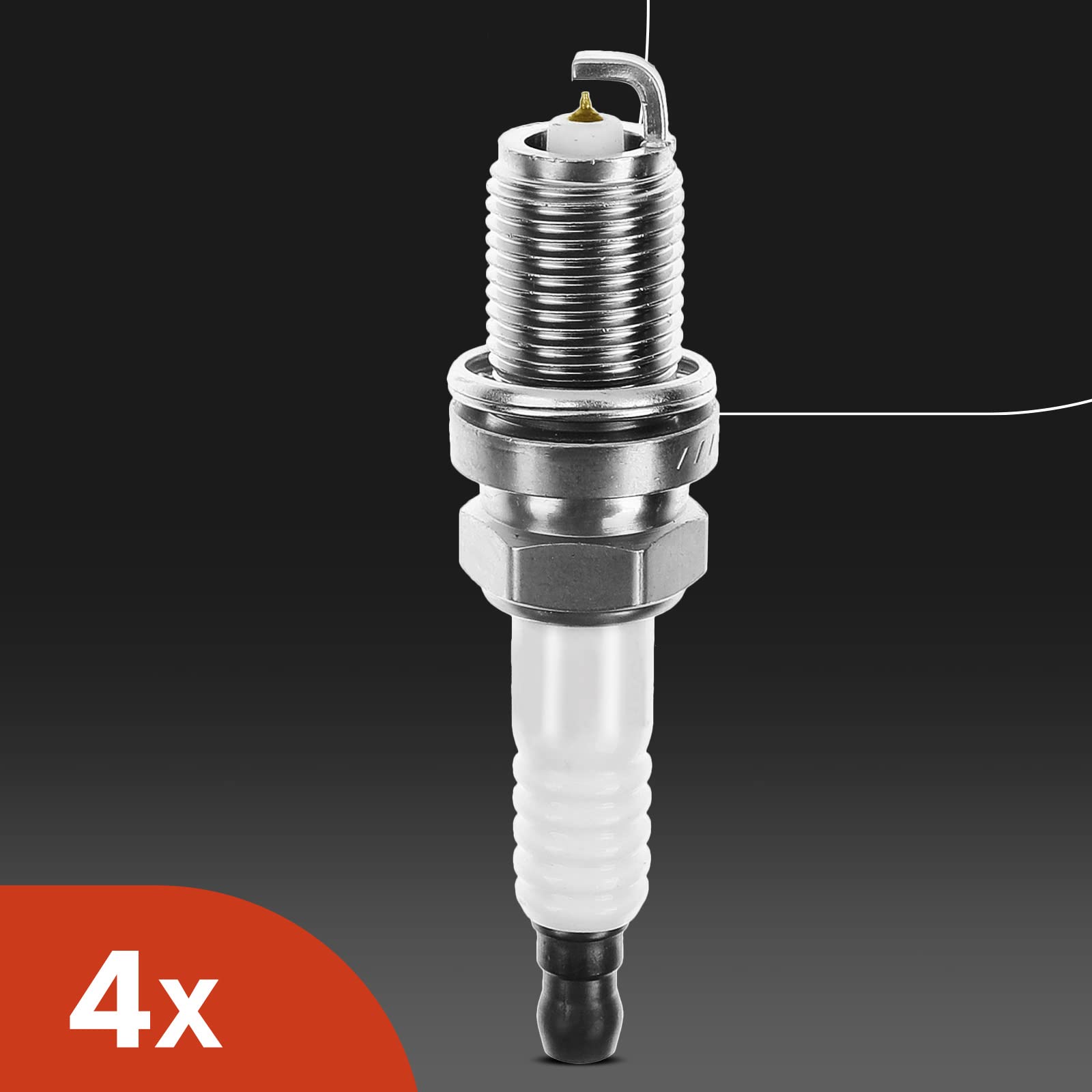 Conjunto de 4 Bobinas de Encendido y Bujías de Iridio - Imagen 9