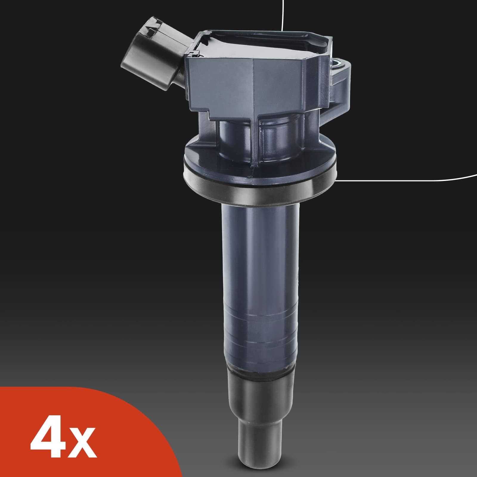 Conjunto de 4 Bobinas de Encendido y Bujías de Iridio - Imagen 8