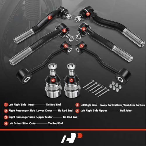 Conjunto Premium de 8, Extremo de Barra de Acoplamiento - Imagen 3