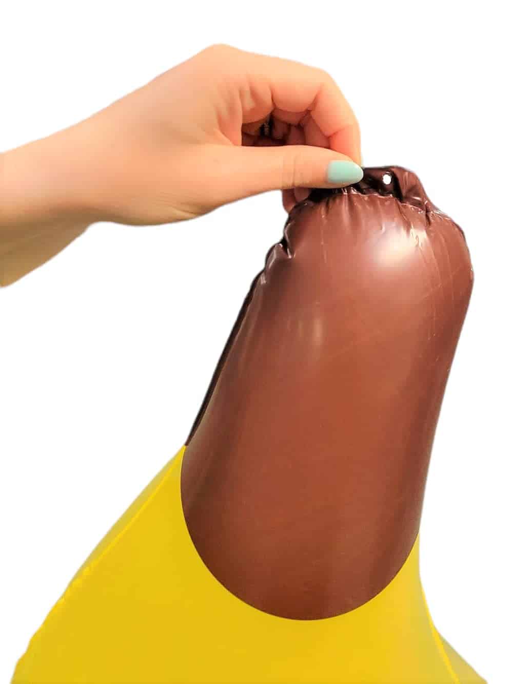 Paquete de 12 Plátanos Inflables Amarillos (46") de Vinilo. - Imagen 9