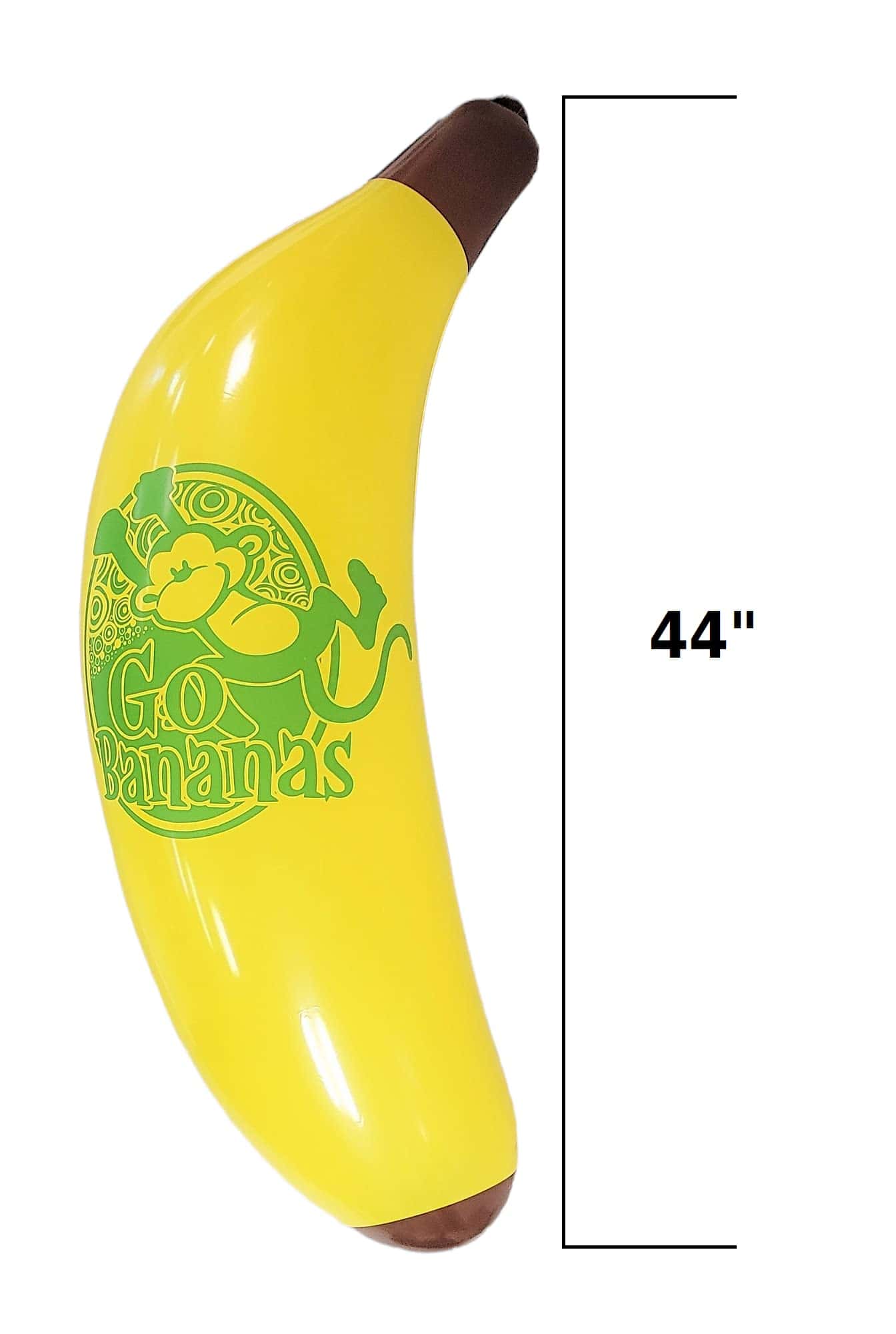 Paquete de 12 Plátanos Inflables Amarillos (46") de Vinilo. - Imagen 5
