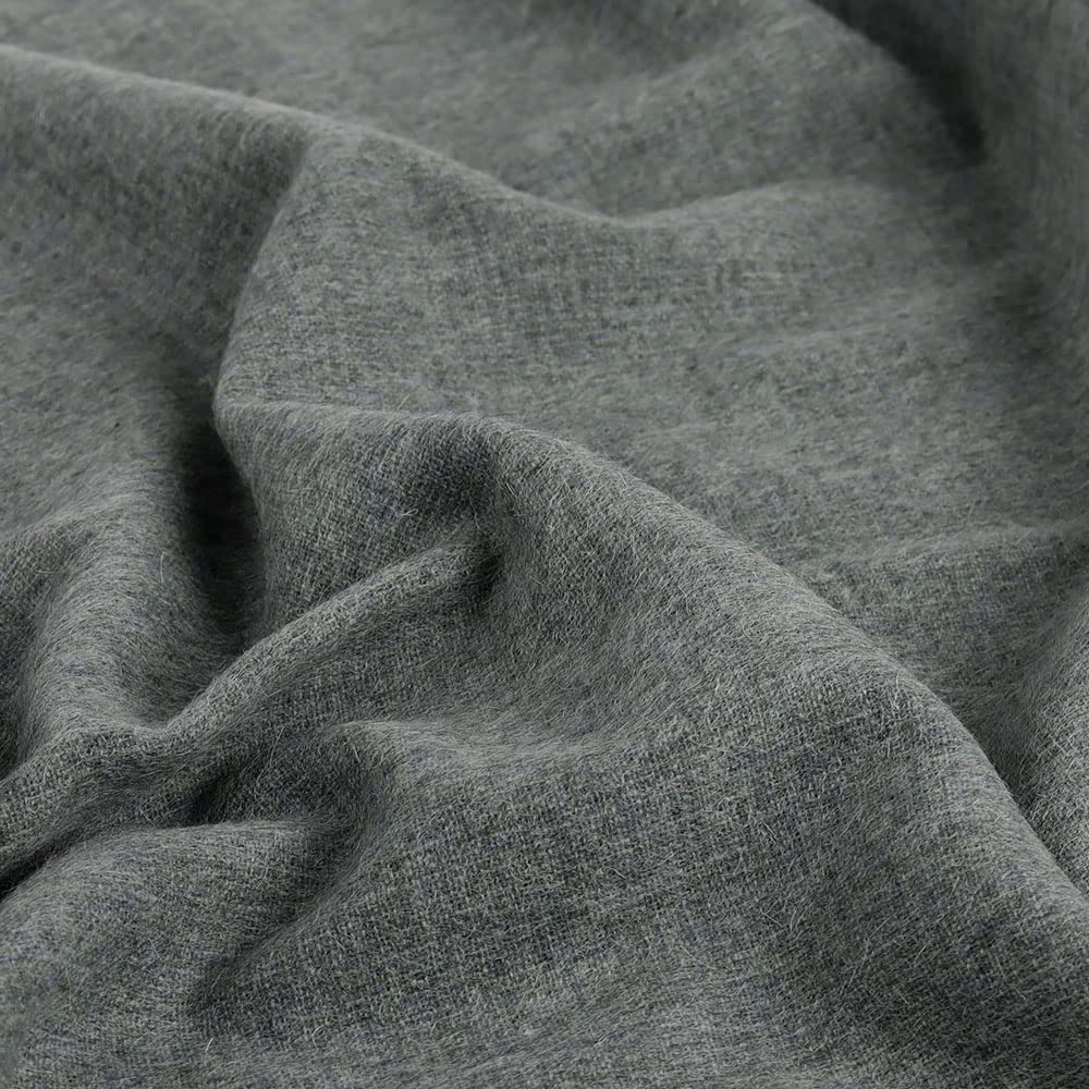 Manta de Lana de Alpaca Arequipa Pride -Verde Suave - Imagen 3